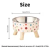 Cartoon Elevated Cat Bowl - Stainless Steel, Neck Protection & Anti-Choking, Large Capacity, Non-Slip Easy Clean Stylish Pet 2