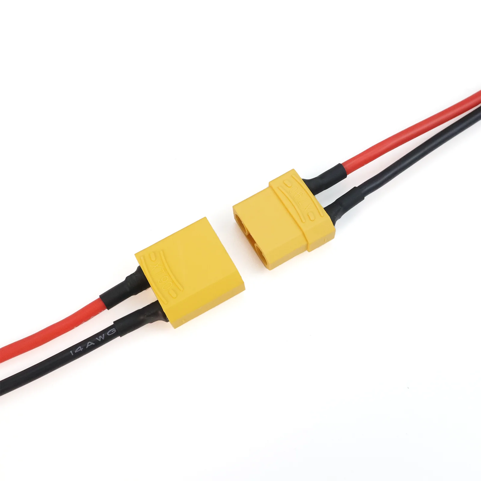 XT90 남성 여성 커넥터 플러그 실리콘 와이어 10AWG 주석 도금 구리 10cm 쌍 RC 리포 배터리 드론 FPV 자동차 보트 충전기 DIY용