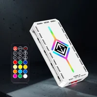 Многопортовый 3 в 1 ШИМ-магнитный разветвитель вентилятора ARGB для ПК с дистанционным управлением, поддерживает 9 вентиляторов и индивидуальным освещением — изображение 5