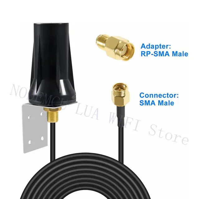 4G LTE 5dBi antena base magnética SMA 3M cable para 4G teléfono celular  Signel Booster