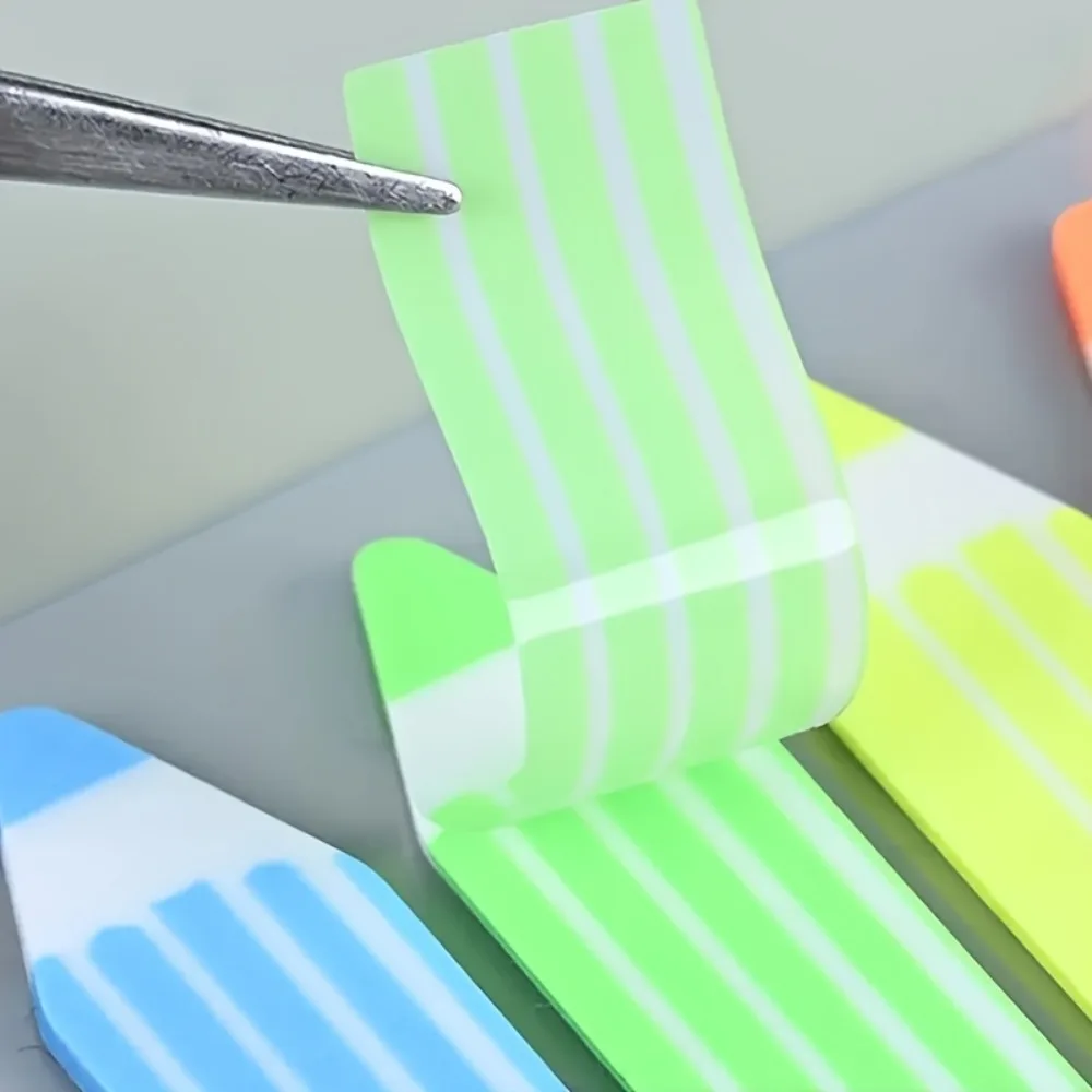Colorful Pencil - Shaped Sticky Notes Index Tabs, Self - Adhesive Page Markers for Bookmarking, Organizing, Ideal for Office - 2
