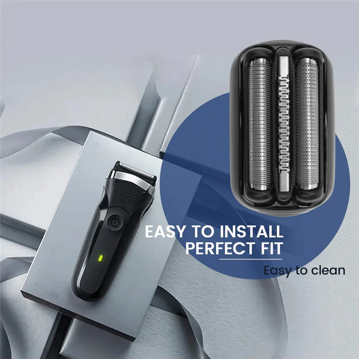 21B Shaver Replacement Head for Braun Series 3 Electric Razors 301S,310S,320S,330S,340S,360S,3010S,3020S,3030S,3040 6
