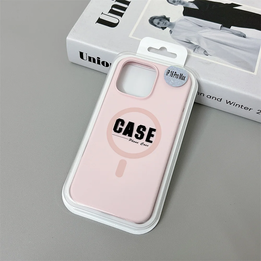 Premium Liquid Silicone Magnetic Phone Case with MagSafe Compatibility