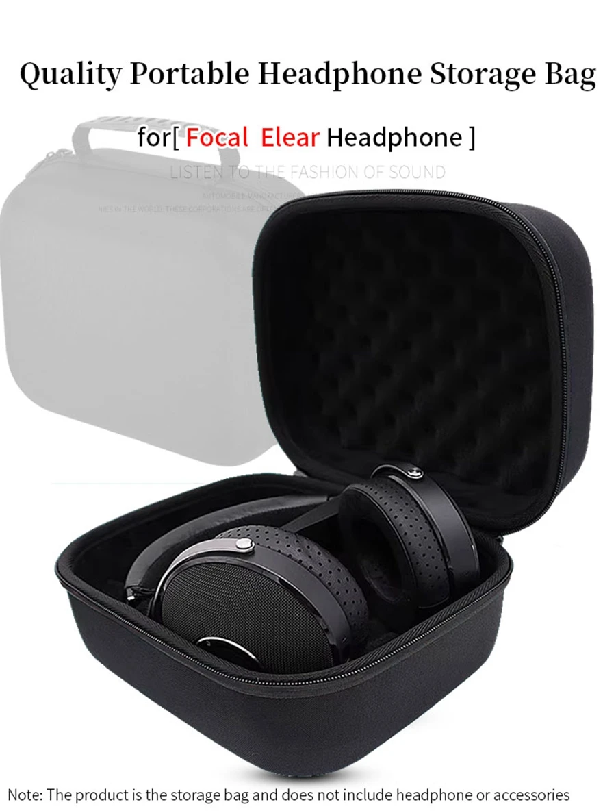 Hard EVA Storage Bag for Focal Elear Portable Headphone Box for FOCAL Radiance Utopia 1/2 Gen Headset Travel Carrying Case