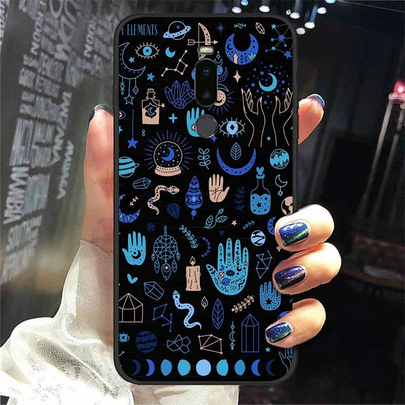 meizu phone case with stones black For Meizu Note 8 Case Cases For Meizu M8 Lite Note8 M8 Note Cover Phone Covers Bumpers Psychedelic Trippy Art best meizu phone cases Cases For Meizu