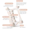 D-tok Skin scraping Gua sha ceramic Korea Gouache scraper tools face massager Face Factory head massager 6