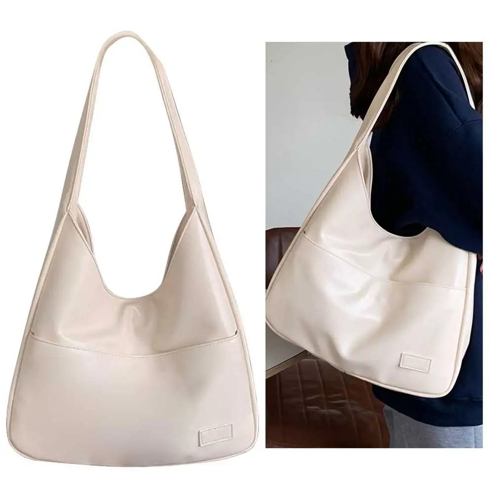 Women Vintage Hobo Bag Trendy PU Leather Shoulder Bag Large Capacity Retro Tote Handbag Satchel Armpit Fall Winter