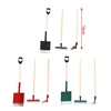 3Pcs 1:12 Dollhouse Miniatures Gardening Shovel Rake Hoes Farm Tool For Doll House Garden Tools Decor Kids Pretend Play Toys 6