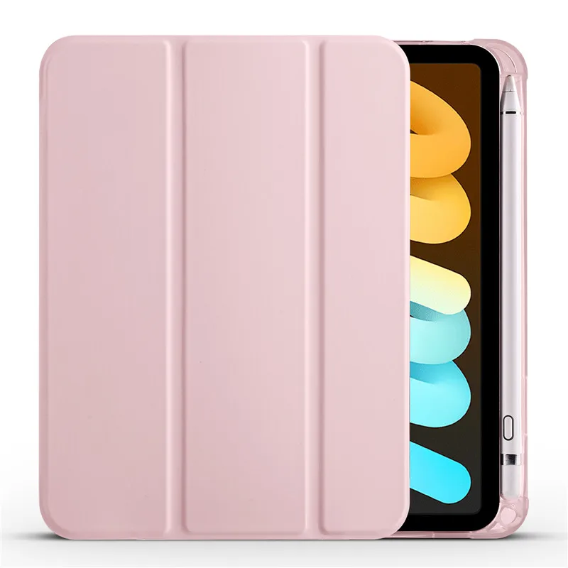 Premium Trifold Tablet Case with Pen Holder and Soft Back Stand