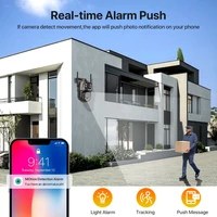 WONSDAR PTZ WIFI caméra double objectif double écran caméra IP extérieure HD suivi automatique Protection de sécurité CCTV Surveillance iCSee 4