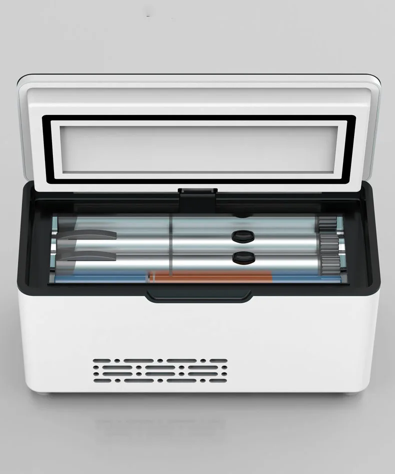 Auto tragbare Kühlbox Kühlbox Kühler für Drogen wachstum Hormon Interferon  Insulin USB Lade thermostat Mini-Kühlschrank - AliExpress