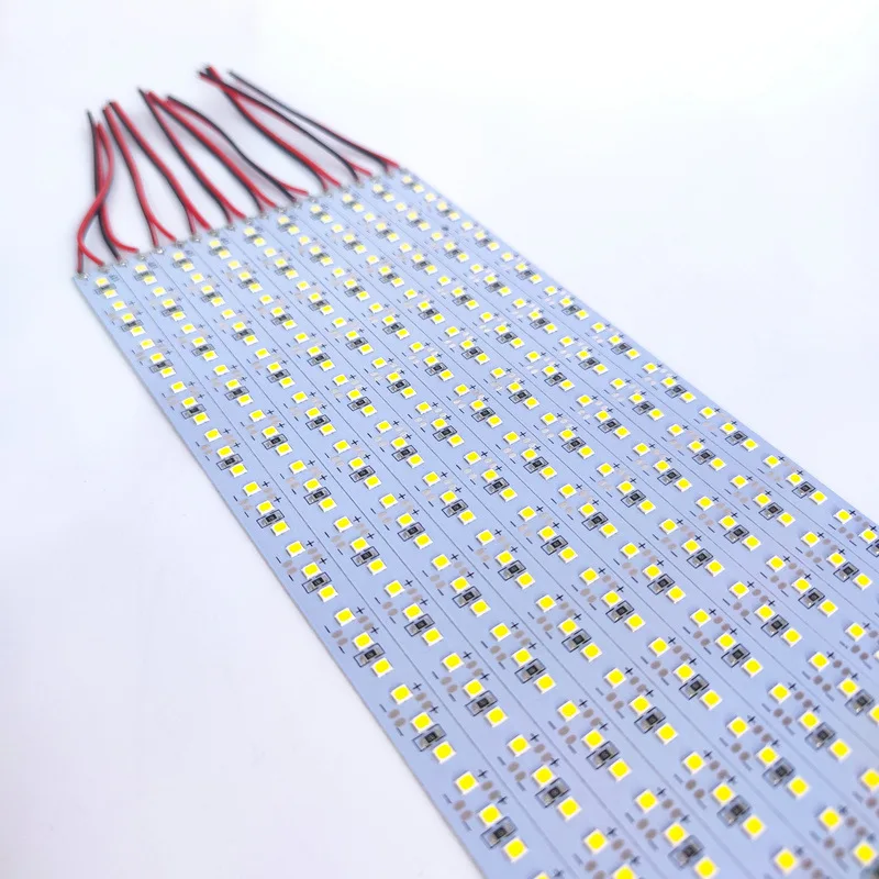 LED Strip 10pcs 8cm-50cm LED Hard Strip Rigid Bar 144 led/m 3000k-6000k 12v 24v