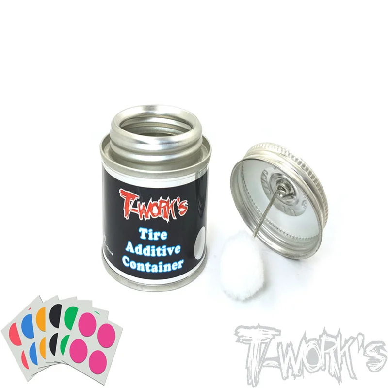 Originale T Works Ta-100-S Contenitore Additivo Per Pneumatici Con Applicazione Spugna (50Ml) Parte Rc Professionale