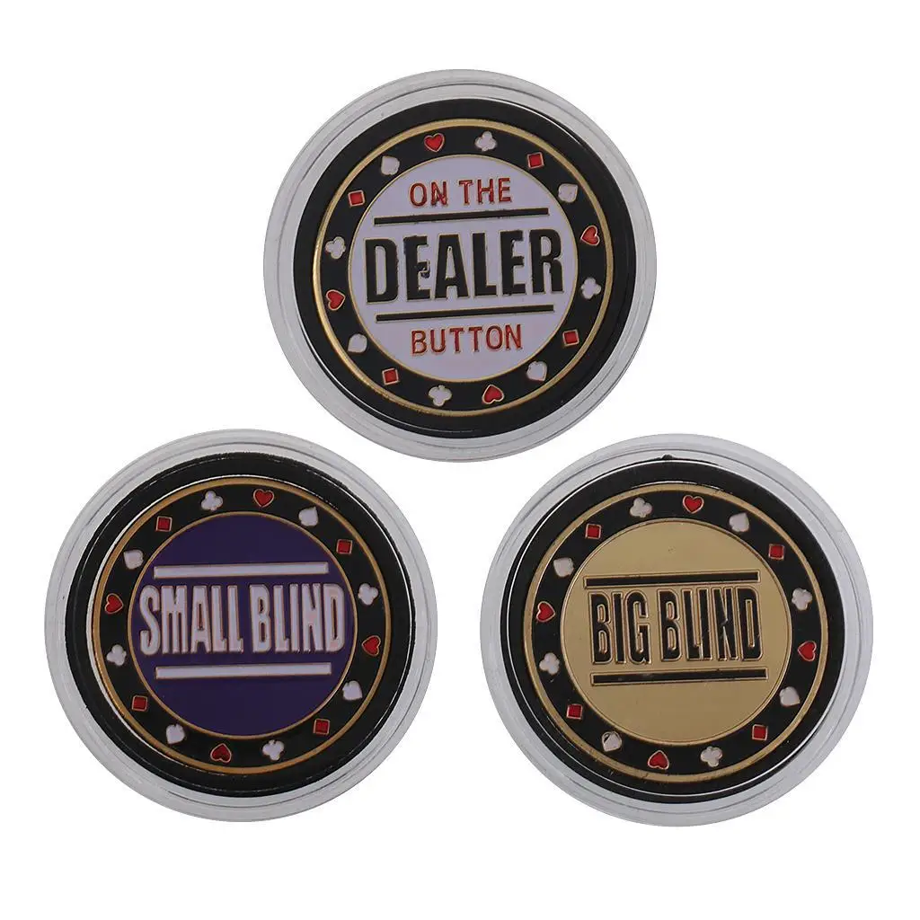 Poker Chips Set Poker Card Guard 1 Dealer 1 Small Blind Big Blind