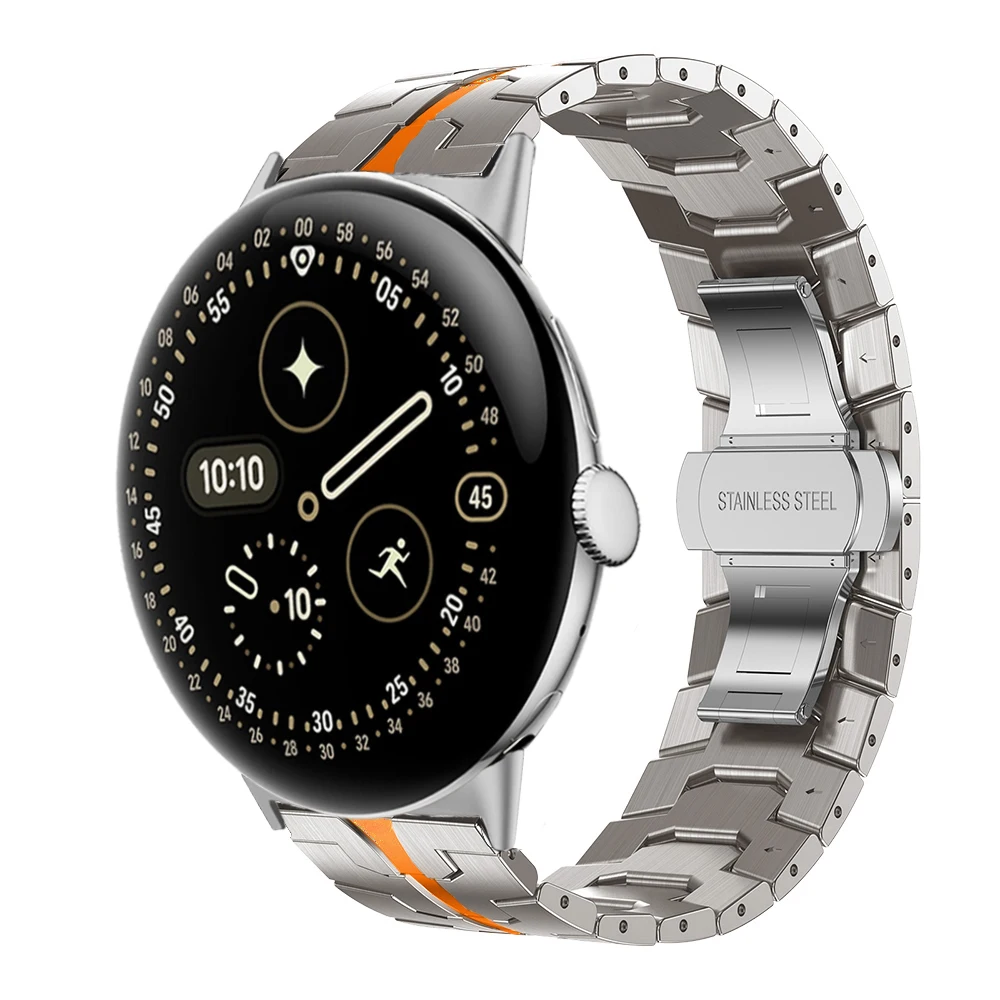 Luxury Stainless Steel Watch Strap – Men's Wrist Bracelet Accessories