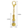 2025 5 Element Pagoda with 8 Auspicious Objects Keychain Bring Good Luck w5659 2