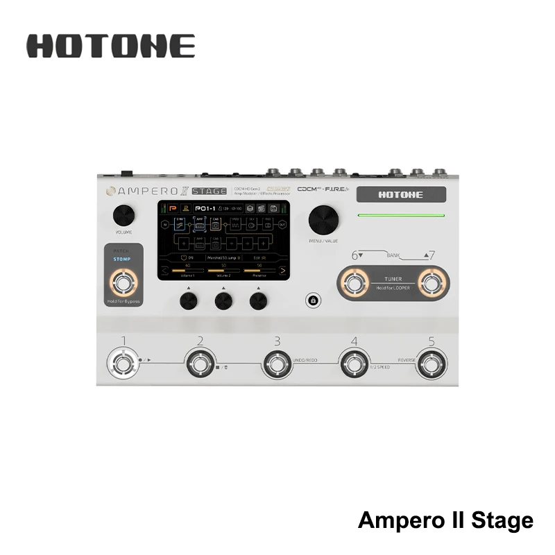 Hotone Ampero II Stage Amp Modelling Trial DSP Effects Processor 