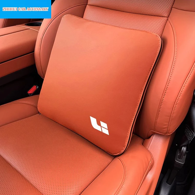 

Для Li Lixiang L7 L8 L9 2023 2022 Автомобильная подушка для кондиционирования воздуха стеганая подушка двойного назначения Складная для талии и спинки автомобильные аксессуары