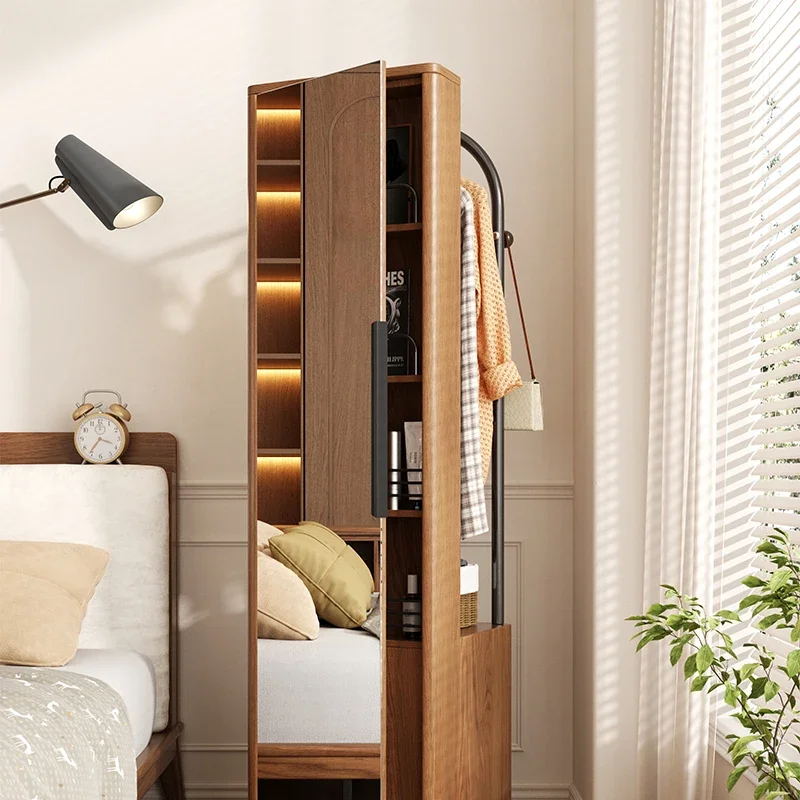 Espejo Perchero Giratorio Espejo De Piso Con Perchero Giratorio