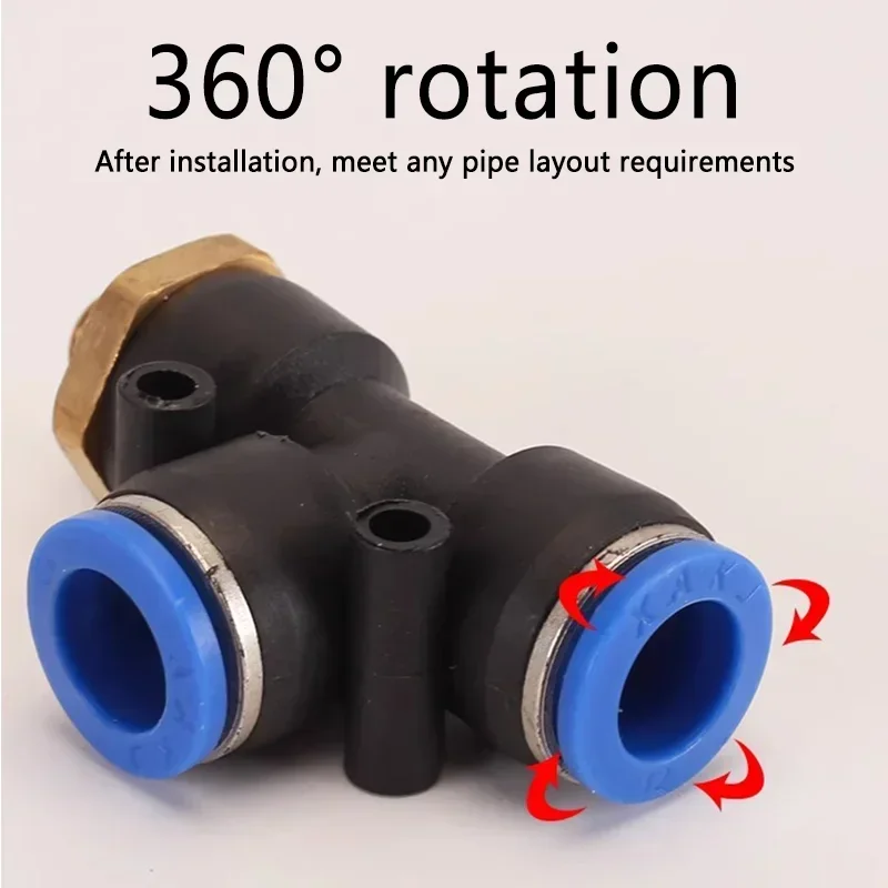 PD Ÿ  Ŀ: T Ƽ  , 4-12mm ȣ Ʃ, 1/4 ġ-1/2 ġ BSP  ũ, 3   Ŀø