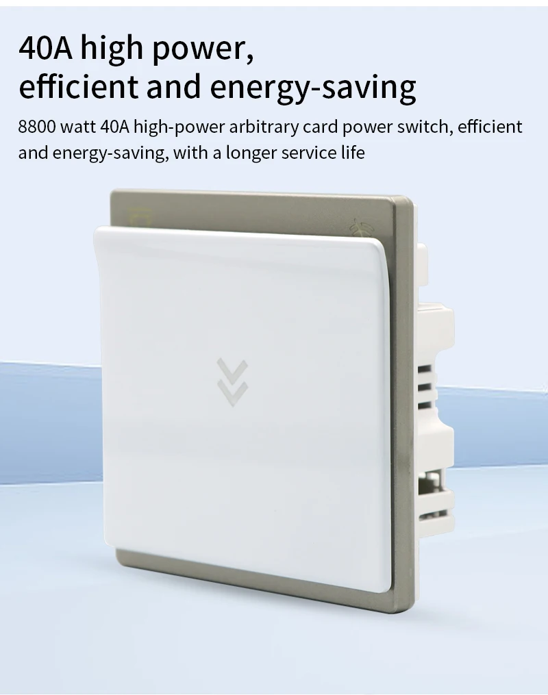 ES3-Wifi TTHotel 40A Energy Saving Switch Saver AC180-250V 2.4GHz S50 Card Power