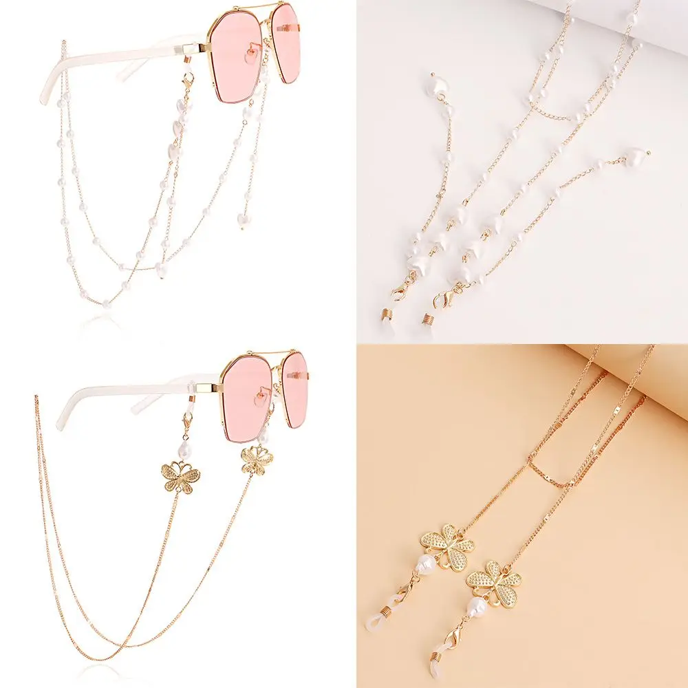 

Neck Chain Sunglasses Face Mask Lanyard Anti Slip Mask Strap Glasses Chains Antiskid Losing Chain Pearl Eyeglass Chain