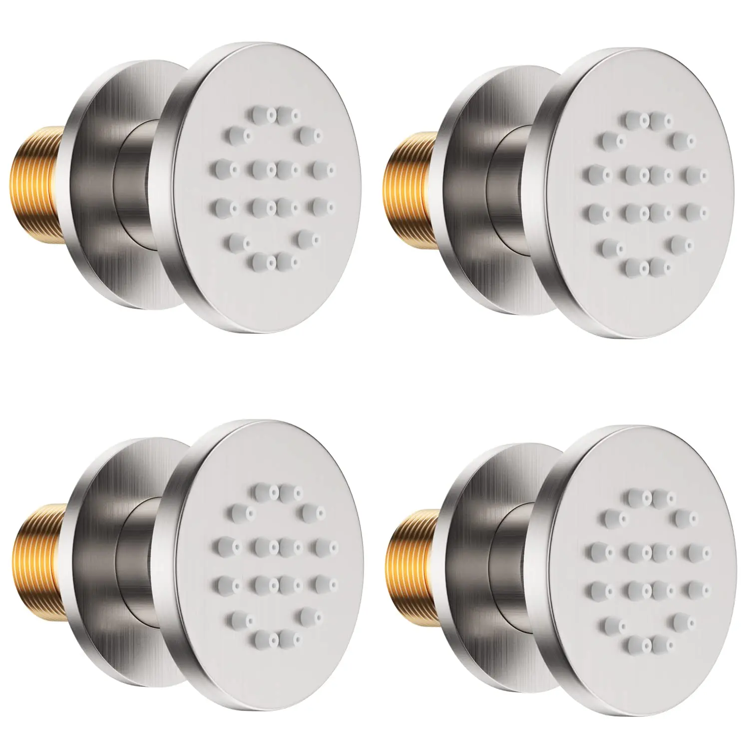 SquareShowerBodySprayJetsBrassShowerBodySprayMassageWallJets