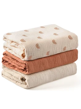 3PCS Muslin Baby Swaddle Set 1