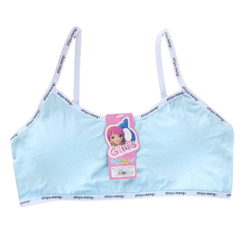 Sports Bra Training Bra Cotton Bra Girls Lingerie Sets Bra For Girls 12 Years Teenagers Lingerie Gym Breathable Tops Underwear Cotton Brassiere Solid Color Training Bra 8-16T