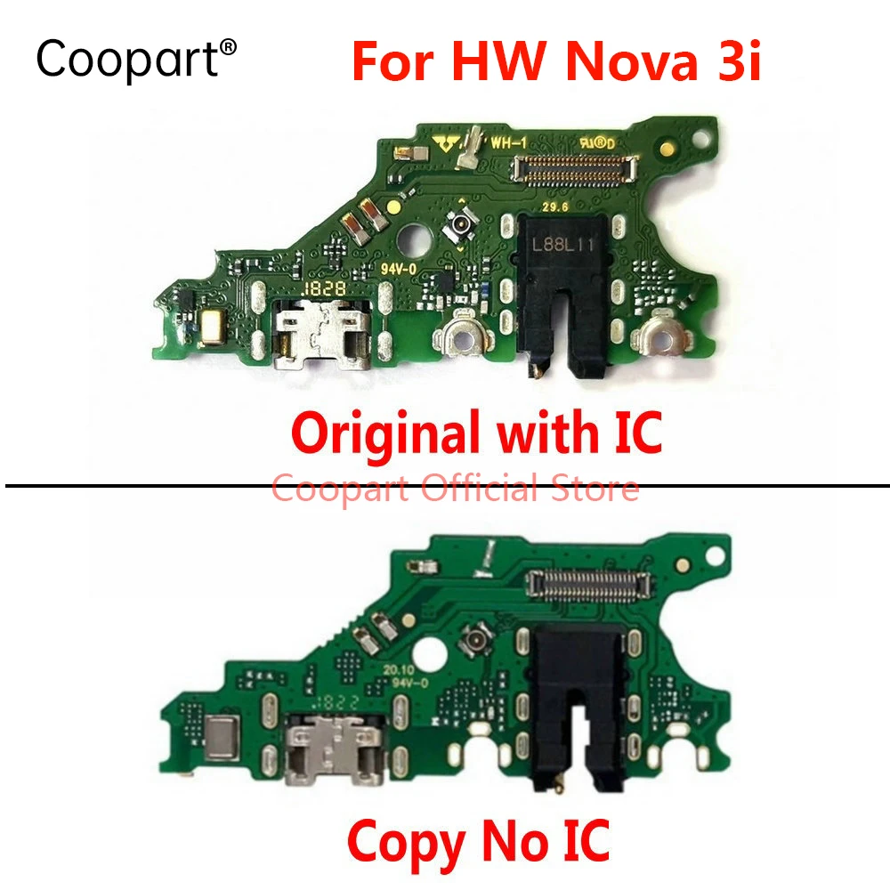 

Новый оригинальный зарядный порт для Huawei Nova 3i Micro USB зарядная плата PCB док-разъем гибкий с микрофоном запасные части