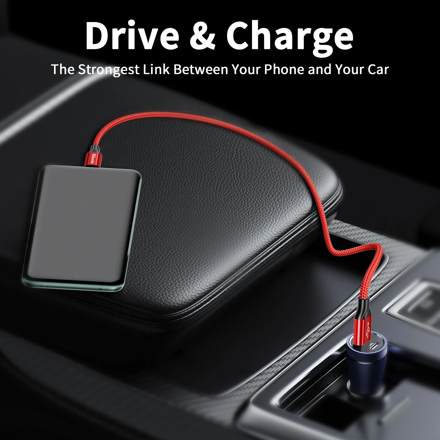 USB 타입-C 케이블 3팩, 고속 충전 USB-A to USB-C 케이블 나일론 편조 타입-C 충전 케이블 (아이폰 16/15 Pro Max 등 호환)
