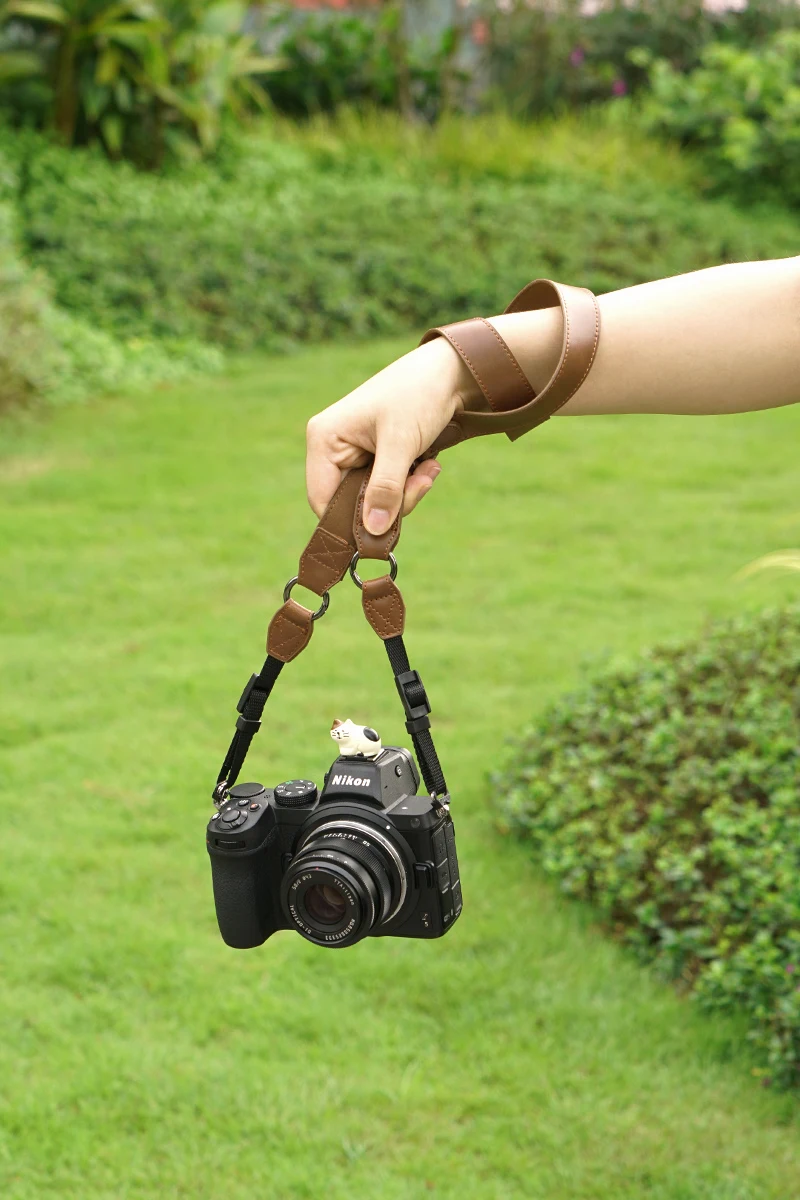 Camera Strap Shoulder Strap Neck Handy for Mirrorless SLR camera Retro Leather Iconic Brand Fuji Iconic Brand Pentax Nikon Universal Bag