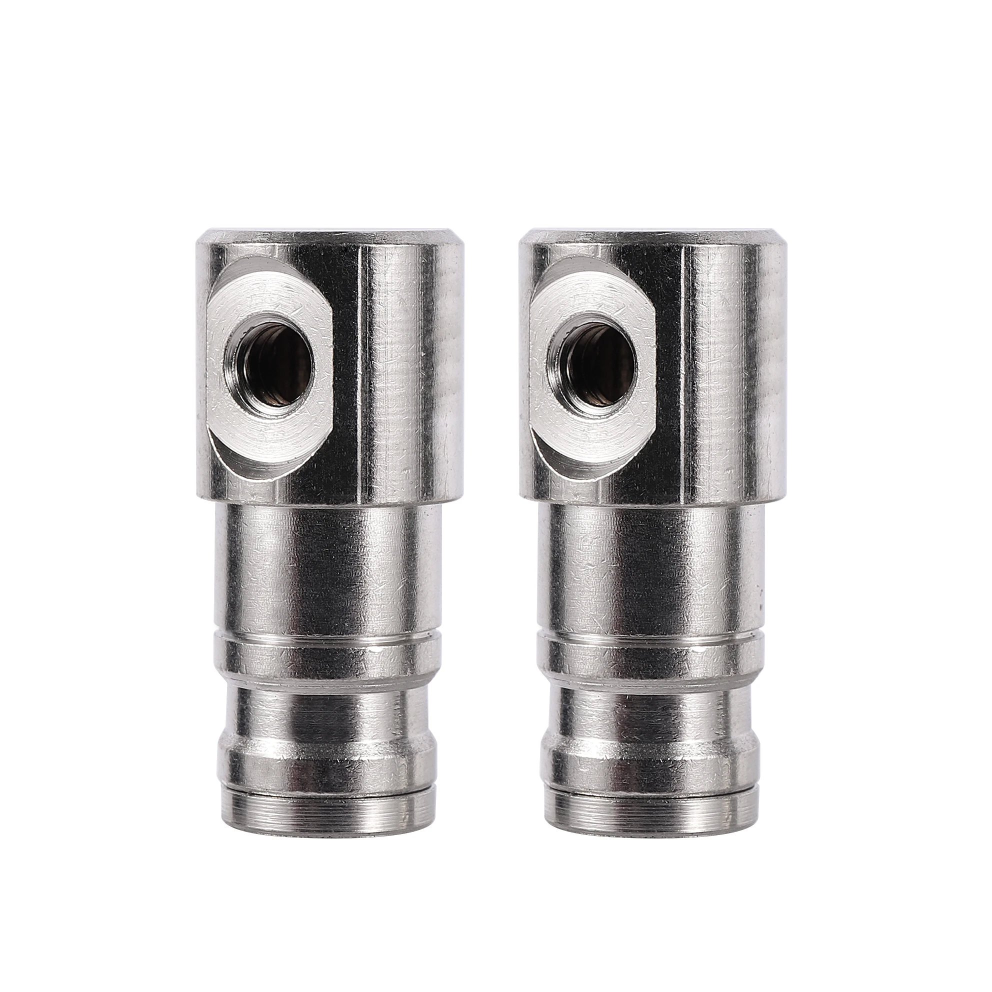 1/4” Pipe Slip Lock Connector Nickel Plated Copper Quick Coupling High Pressure Misting Irrigation OD 6.35mm Tube Nozzle Fitting
