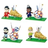 World Football Star 3D Model  Building Blocks Can Be Used As Pen Container Phone Racks Micro Brick Toys For Children Xmas Gifts 6