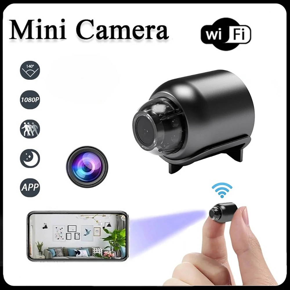 2.4G WiFi Camera Small Remote Monitoring Wireless Survival Camera Home Security Small Night Vision Network Camera 2