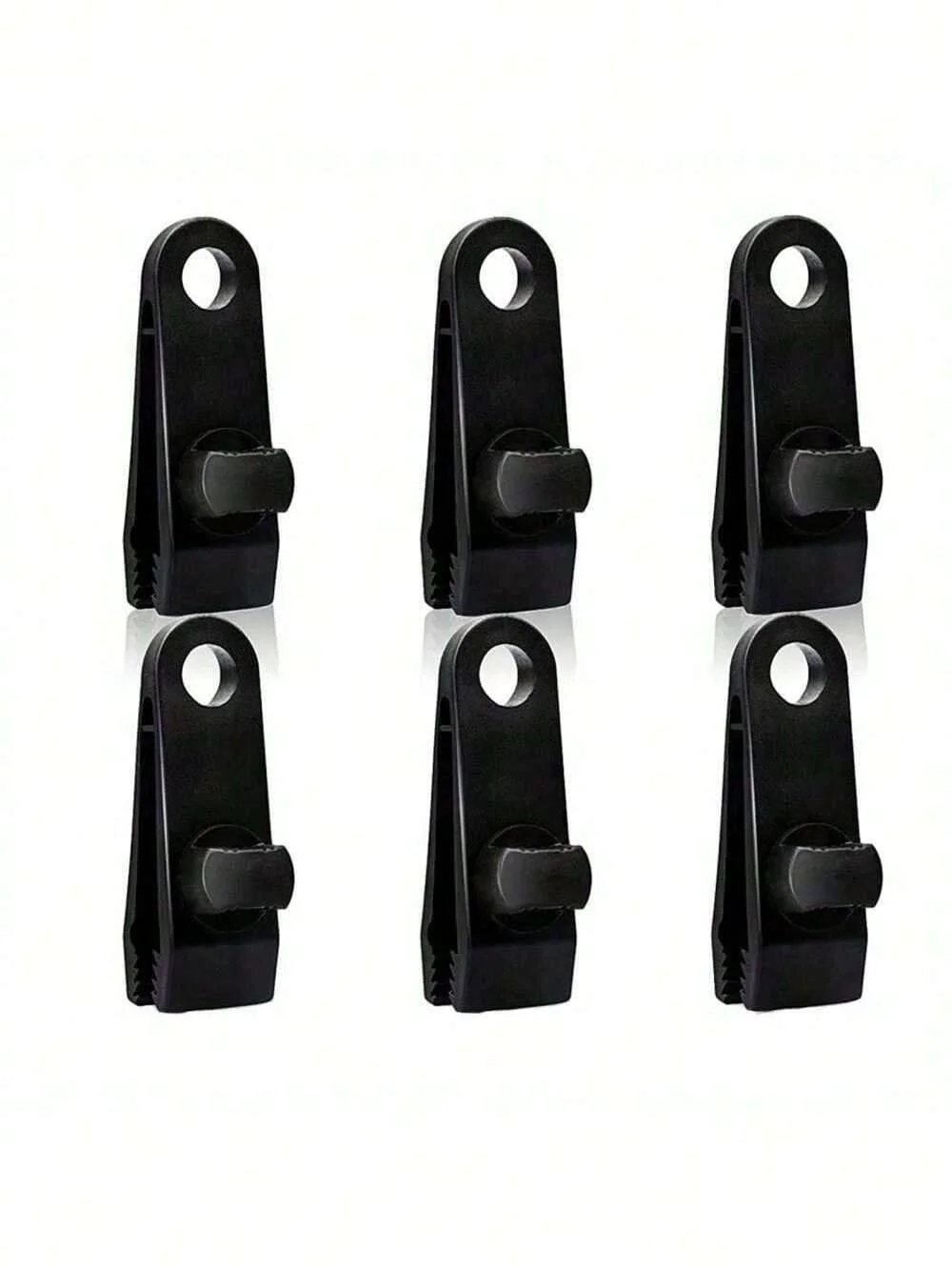 6pcs Heavy Duty Lock Grip Tarp Clamps Tarp Clips Pool Awning Fasteners Clips, For Outdoor Camping Canopy Camping Stuff