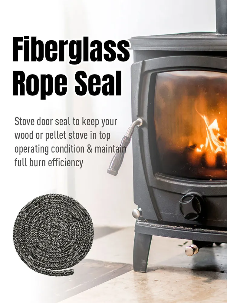 Fiberglass Door Fireplace Cord | Fiberglass Gasket Cord Stove | Stove Door  Gasket - Stoves - Aliexpress