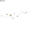 Simplicity Metal Ball Wall Hanging Ornaments Stainless Steel Spherical Crafts Aesthetic Room Decor Backdrop Display Pendants 6