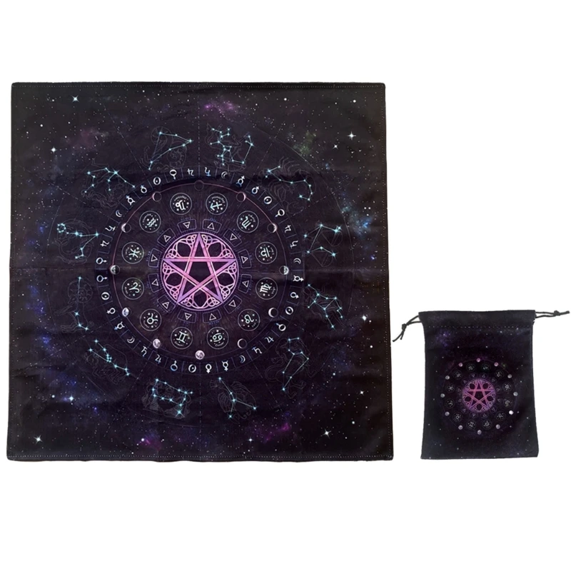 Table Cover Astrology Oracles Game Mat Square Pendulums Altar Table Cloth