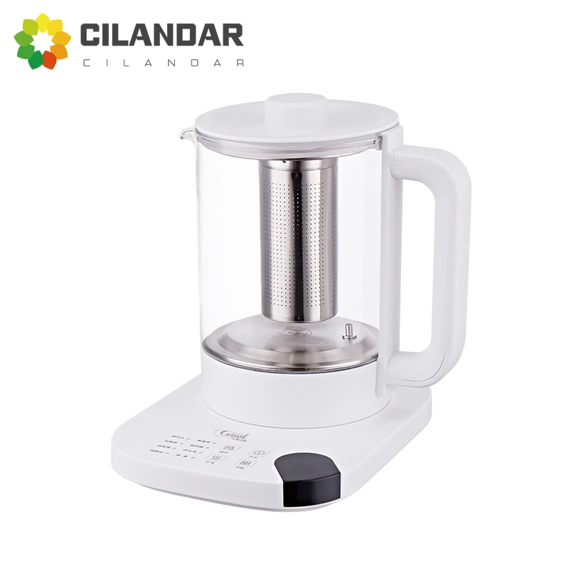 electric stew pot automatic intelligent water separation pot soup pot porridge household bird 4 cup автоклав для тушонки Household multifunctional health pot decocting pot automatic intelligent office glass boiling water constant temperature