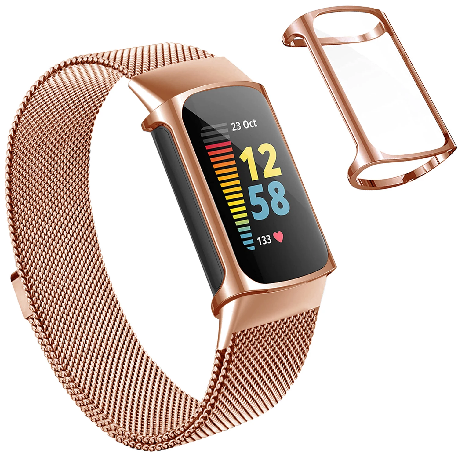 

Ремешок из нержавеющей стали для смарт-браслета Fitbit Charge 5
