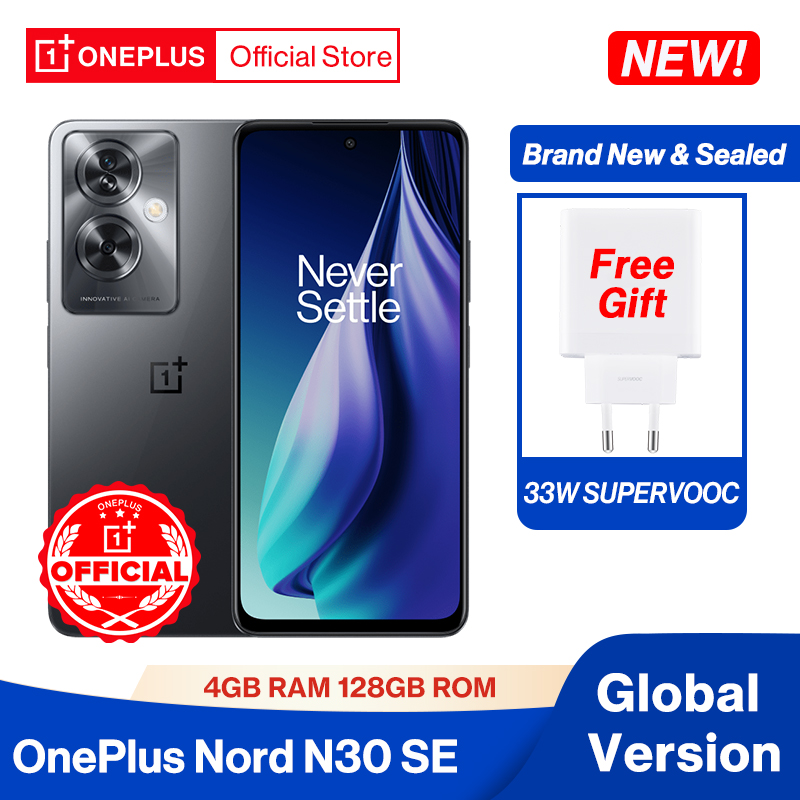  Global Version OnePlus Nord N30 SE 5G 4GB 128GB 6.72" Display 50MP Camera Dual Stereo Speakers 33W SUPERVOOC 5000mAh Battery 
