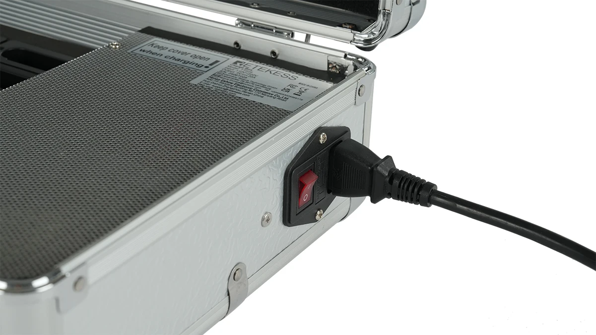 RETEKESS TT025 28-Slot-Ladebox für drahtloses Tourguide-System TT127 Drahtlose Sender und Empfänger – Detail 4