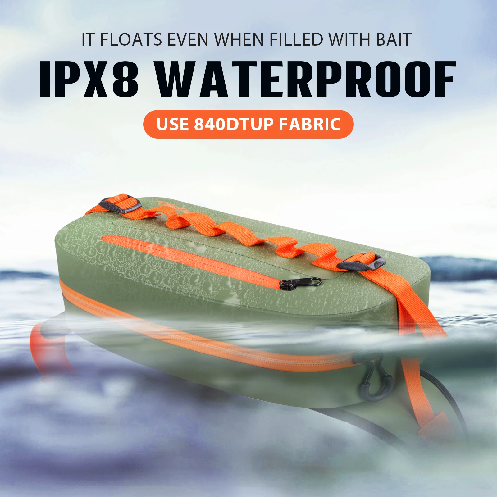 Porta Esche Spinning Marsupio Da Pesca THKFISH Impermeabile