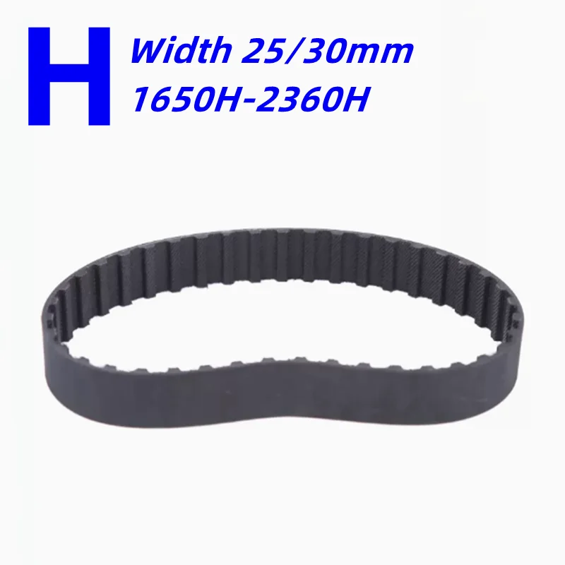 

H резиновый ремень ГРМ 1650/1680/1700/1780/1800/1850/1900/2200/2360H ширина 25/30 мм Резиновый синхронный ремень