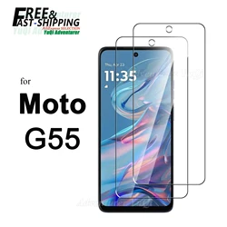 Premium Tempered Glass Screen Protector - 6.49 HD Crystal Clarity, 9H Hardness, Anti - Scratch, Case - Friendly - 1 piece (For Moto G55)