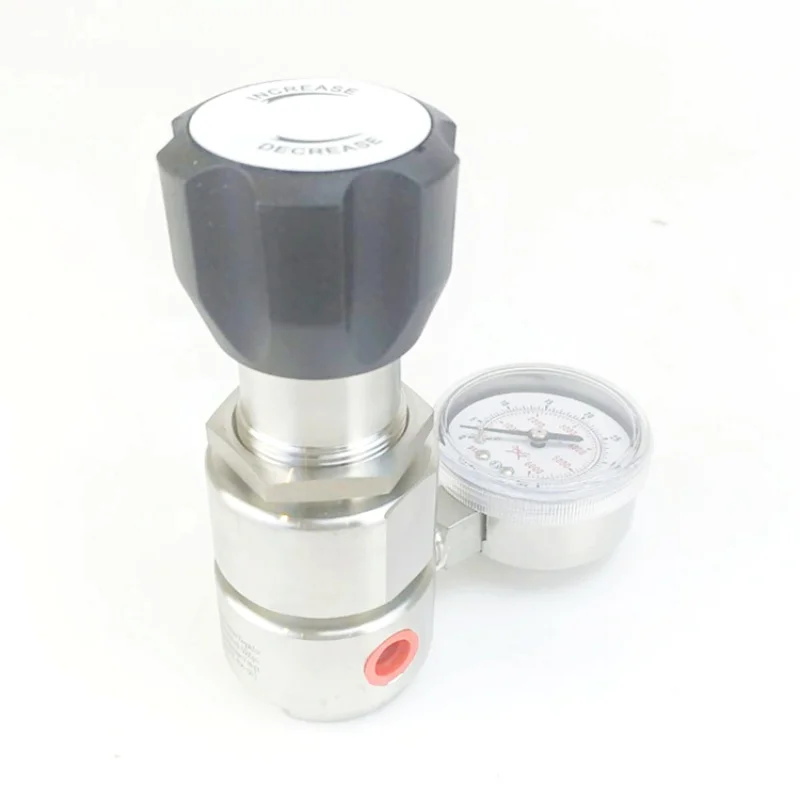 

High Pressure Gas 4500psi Hydrogen Pressure Regulator with Two Pressure Gauge