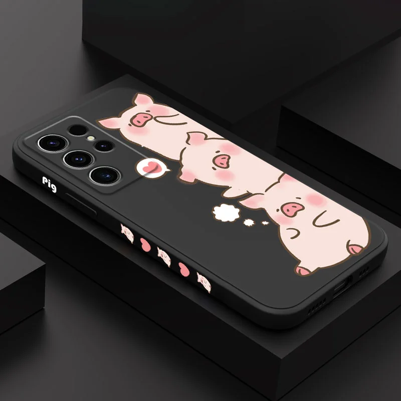 Charming Pink Pig Design Phone Case Cover