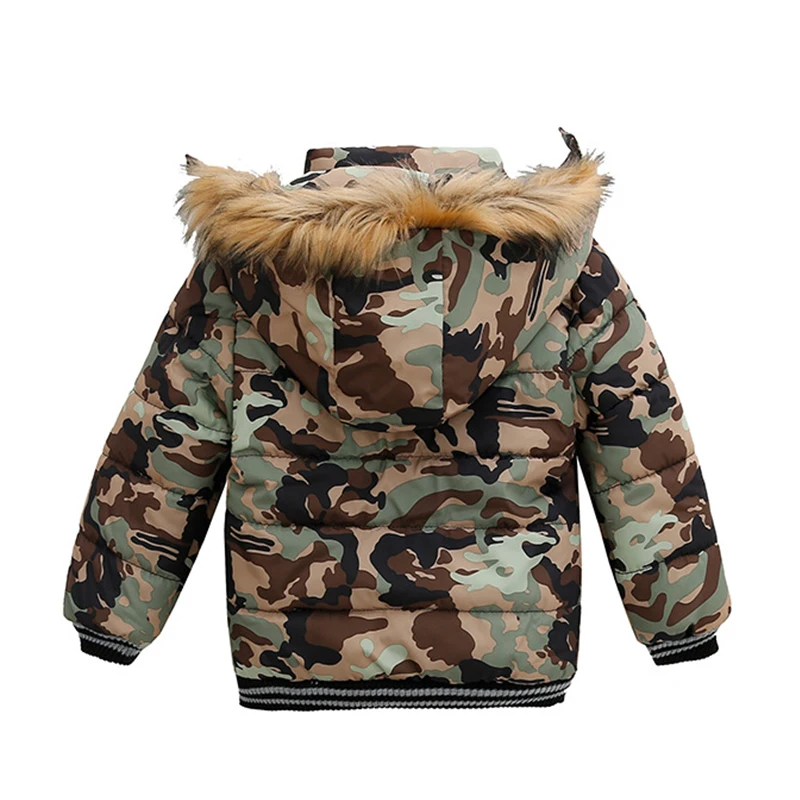 Boys Jacket For Children Coats Autumn Winter Jackets Kid Warm Hooded Zipper Outwear Coat For Boy Clothes Costume 2 3 4 5 6Y
