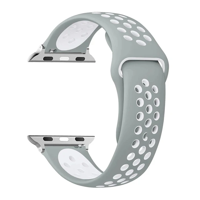 Breathable Silicone Sports Watch Strap